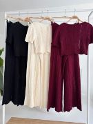 Triko Bluz Pantolon İkili Takım 10084-025 resmi